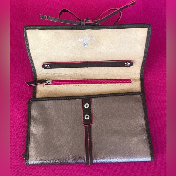 Stella & Dot Bring It Jewelry Travel Roll - Picture 2 of 5